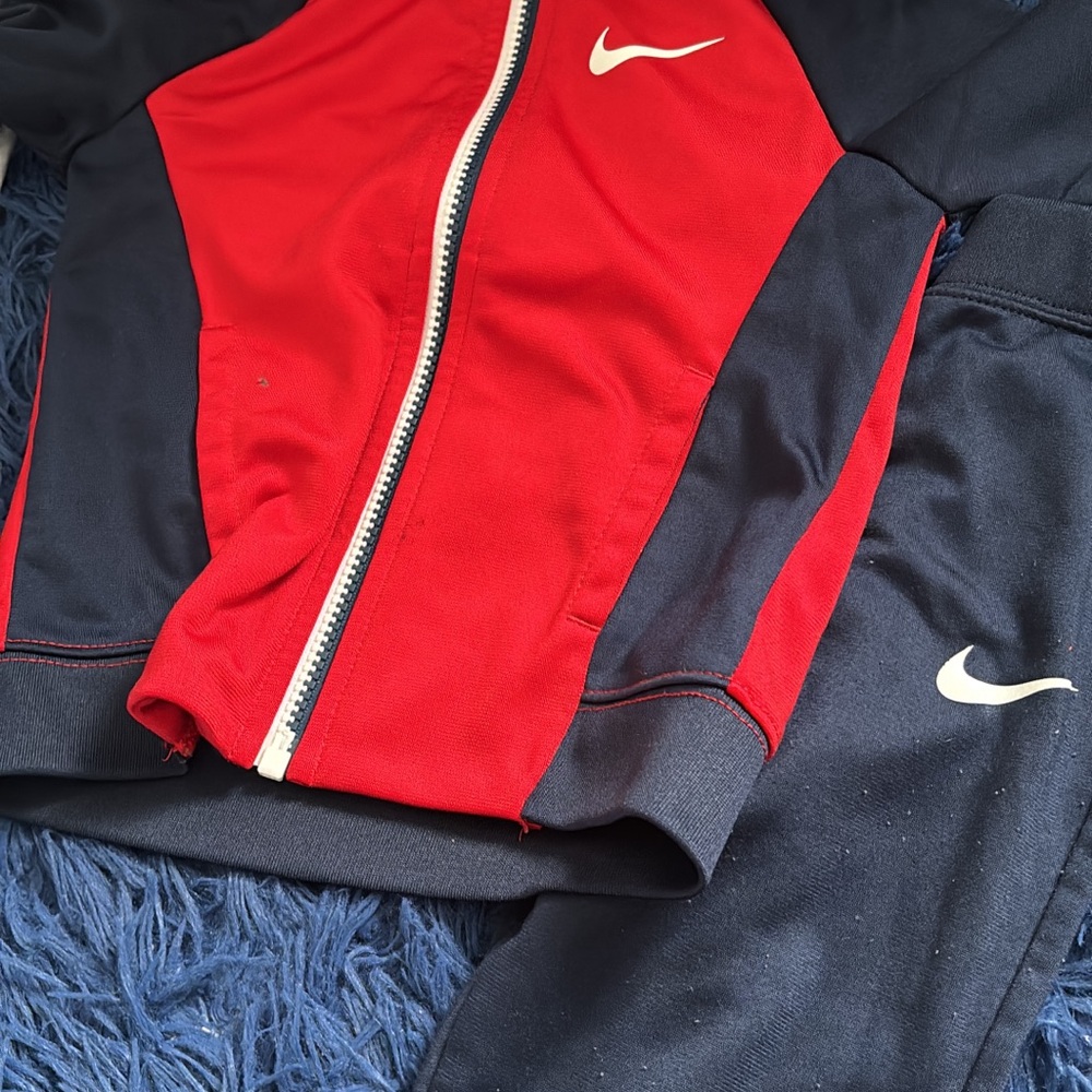 Nike Black and Red Athletic Set
